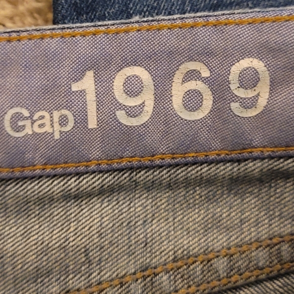 Gap 1969 Always Skinny Medium Wash White Splatter Detail Jeans 27 - Picture 2 of 11